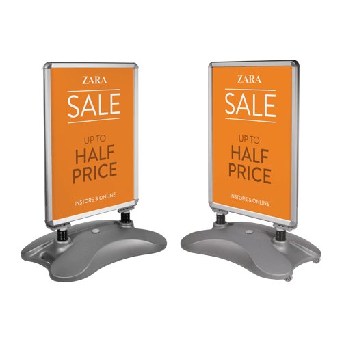 Outdoor Advertising Pavement Signs Water Base Poster Board