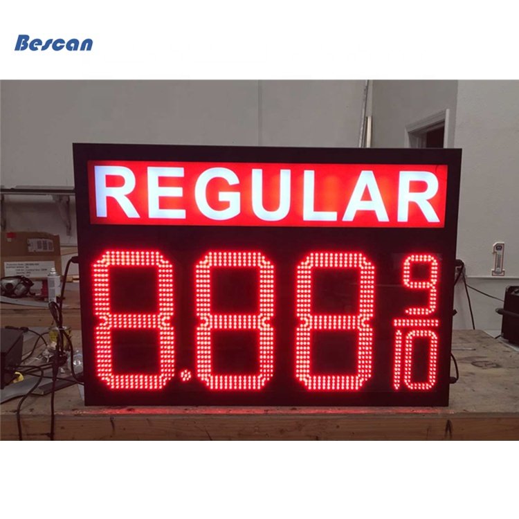 wireless led number display \ number sign board \ 7 segment number banner display