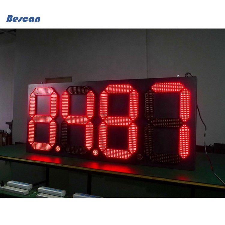 wireless led number display \ number sign board \ 7 segment number banner display