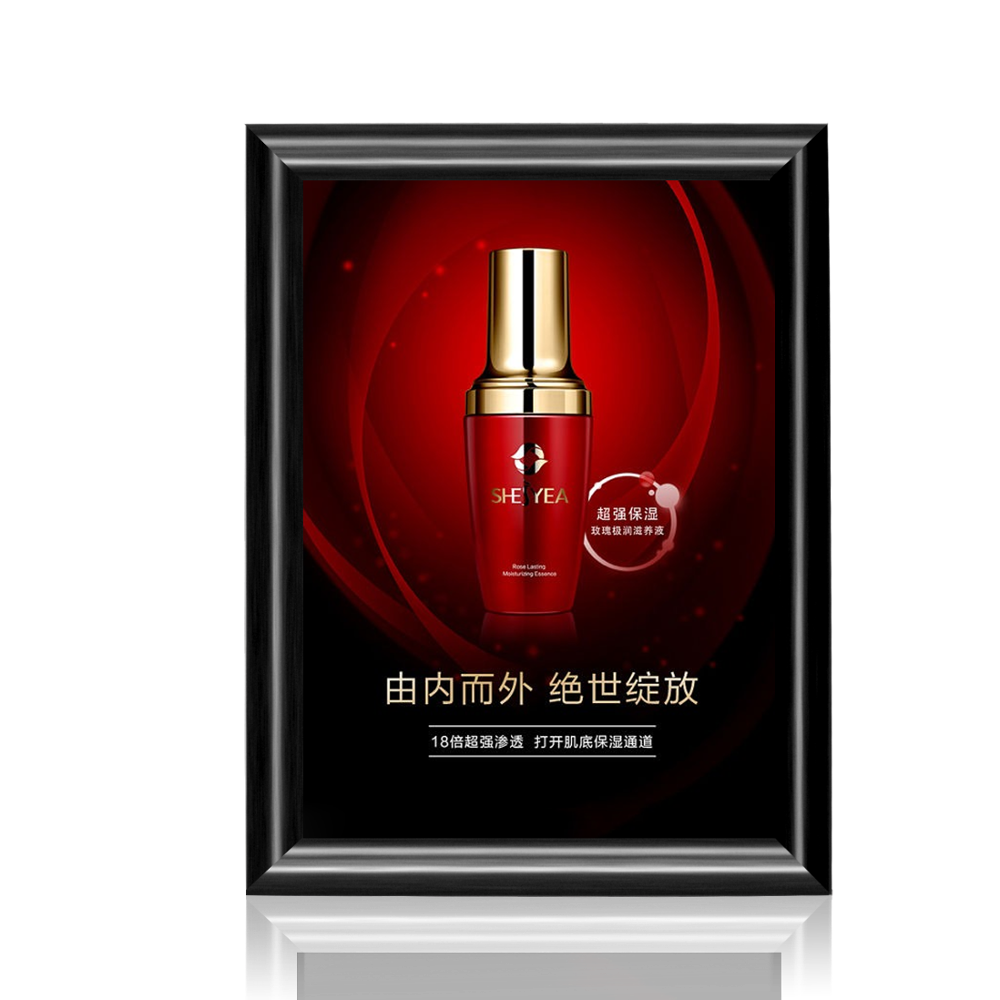 Wall display hanging clip poster advertising board snap poster frame