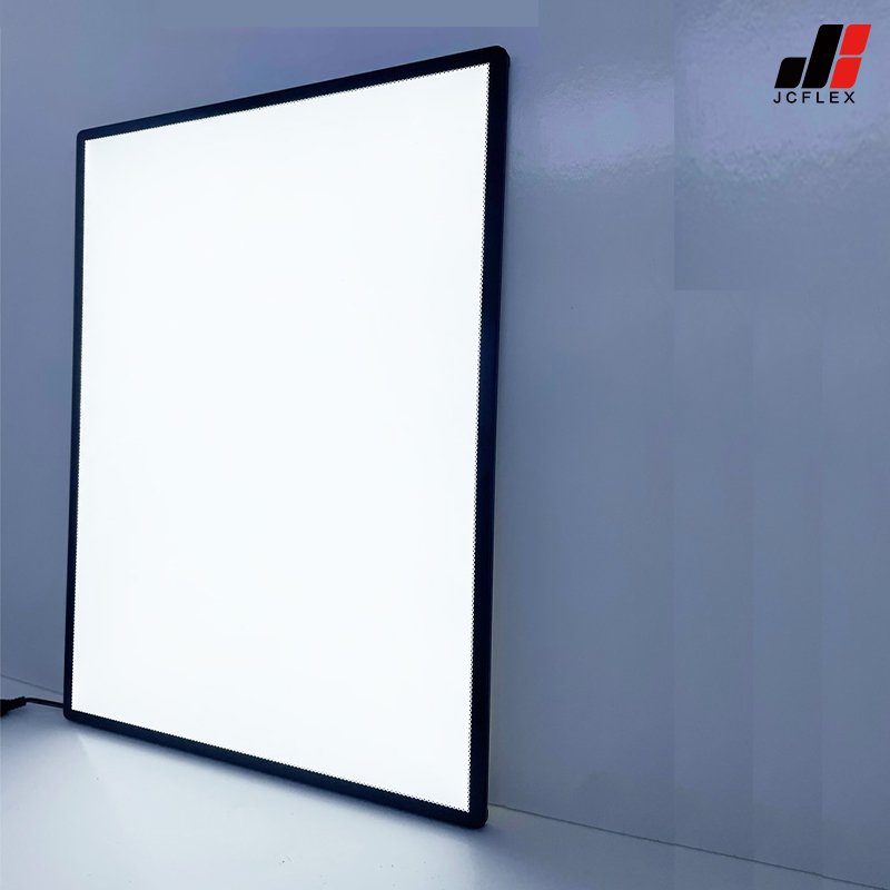 Ultra Slim LED Acrylic Panel Indoor/Outdoor Advertising Light Box Aluminum Profile Frame Rectangle Shape Restaurant Application