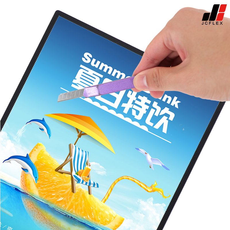 Ultra Slim LED Acrylic Panel Indoor/Outdoor Advertising Light Box Aluminum Profile Frame Rectangle Shape Restaurant Application