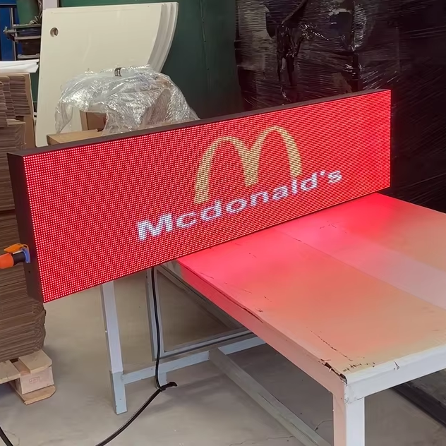 Scrolling Message Pattern sign board RGB Display Panel Programmable Scrolling Smart APP Control Led Screen