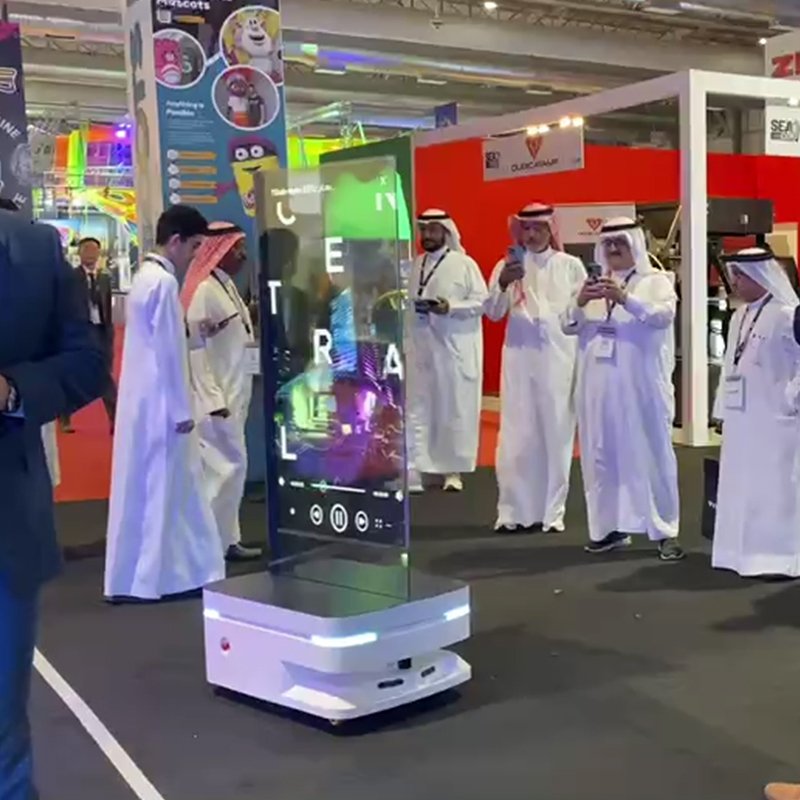 reeman Mobile Digital Signage Lcd Screen Advertising Display Autonomous navigation mobile robot chassis Digital Signage Poster