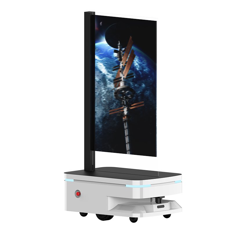 reeman Mobile Digital Signage Lcd Screen Advertising Display Autonomous navigation mobile robot chassis Digital Signage Poster