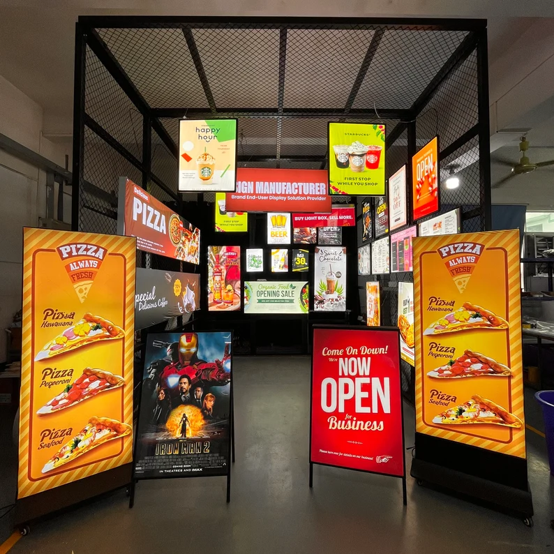Factory Custom Light Box Menu Led Advertising Menu Board For Restaurant Menu order light box