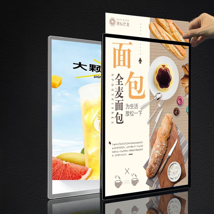 Factory Custom Light Box Menu Led Advertising Menu Board For Restaurant Menu order light box