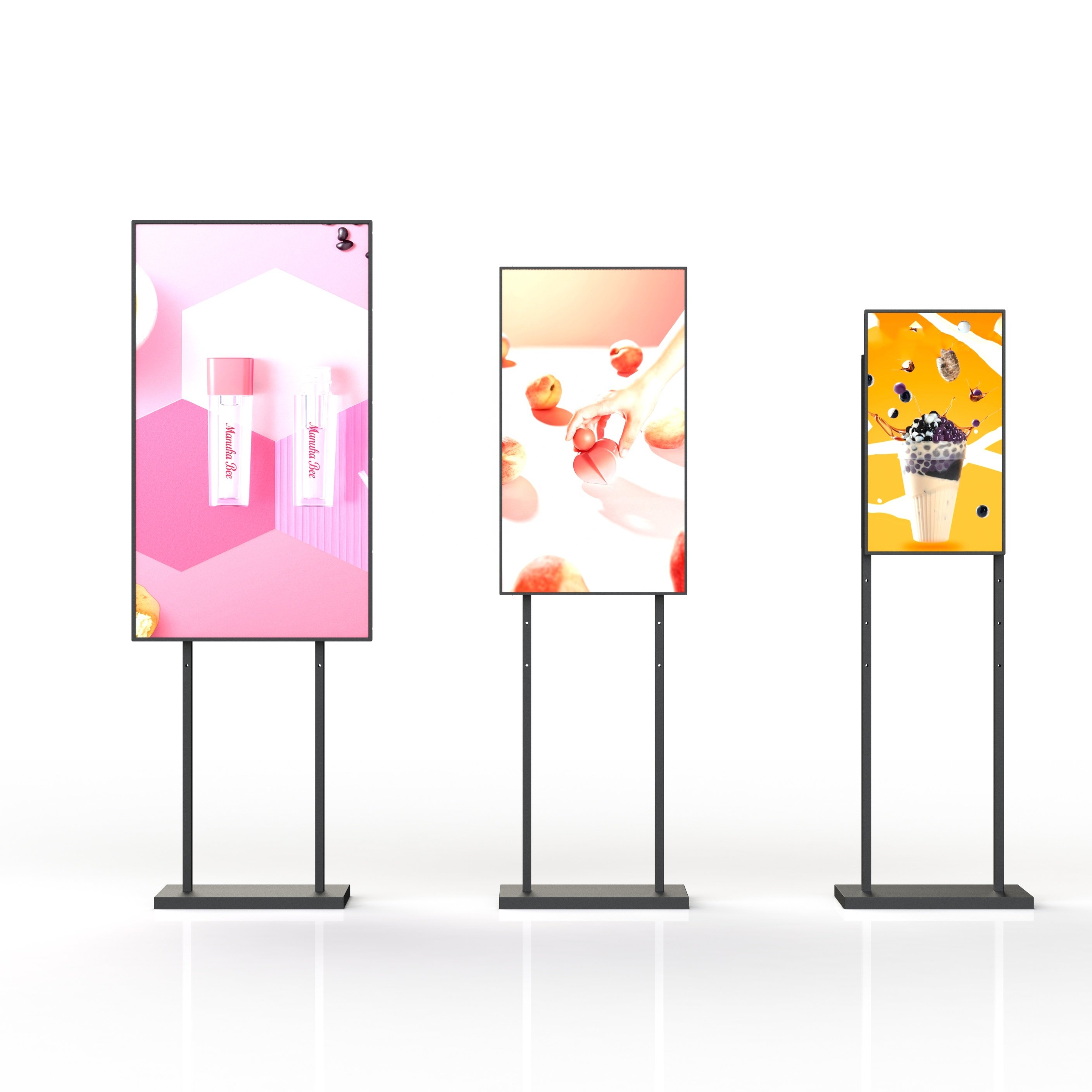 EKAA 32 inch wall mounted digital signage Boards advertising display 2k 4k lcd Digital Menu Boards
