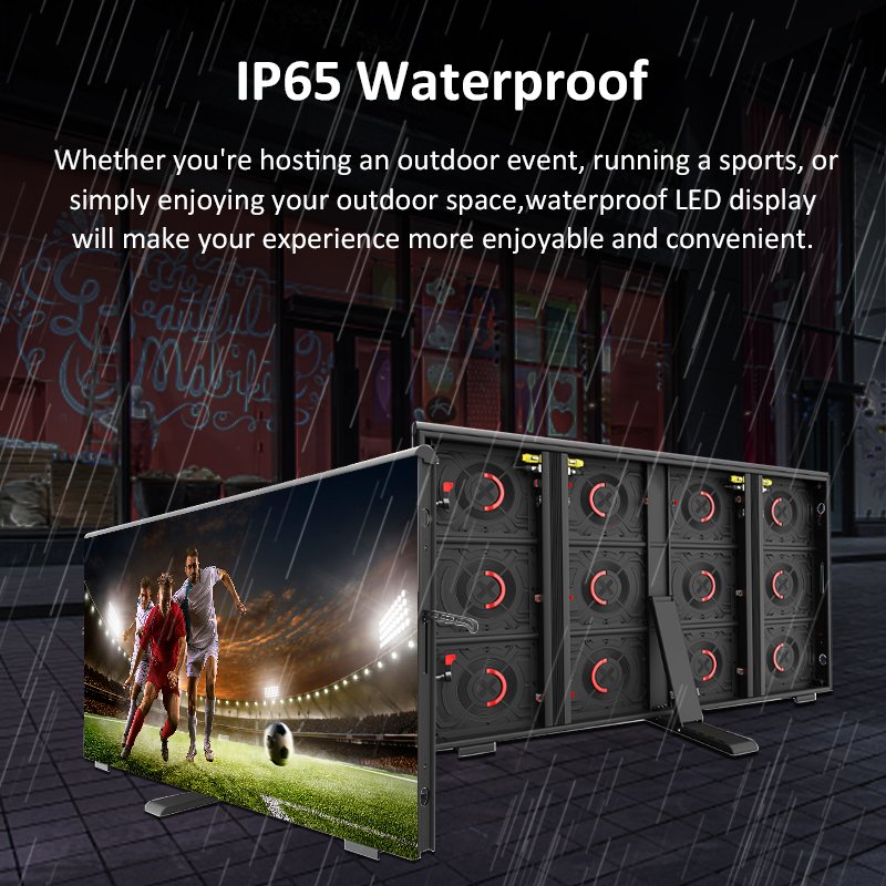 LED digital signage advertising for large football stadium perimeter led screen P6.25 P8.33 P10 LED screen display board