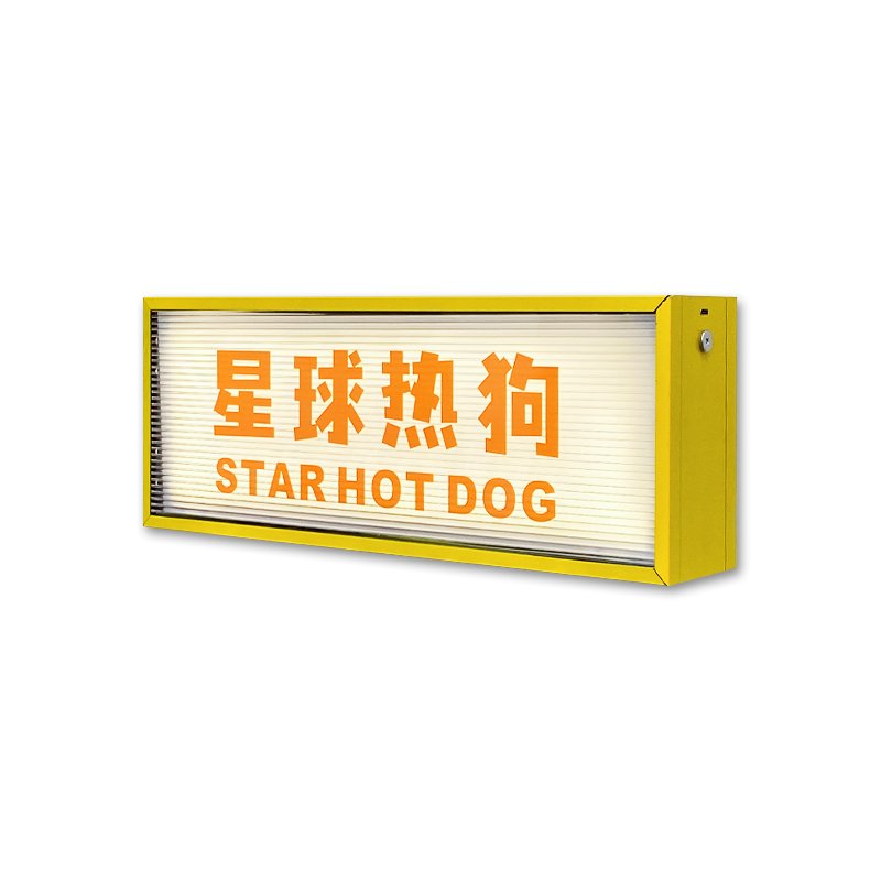 Portable movable tabletop lightbox replaceable panel desktop logo sign and advertising board customization