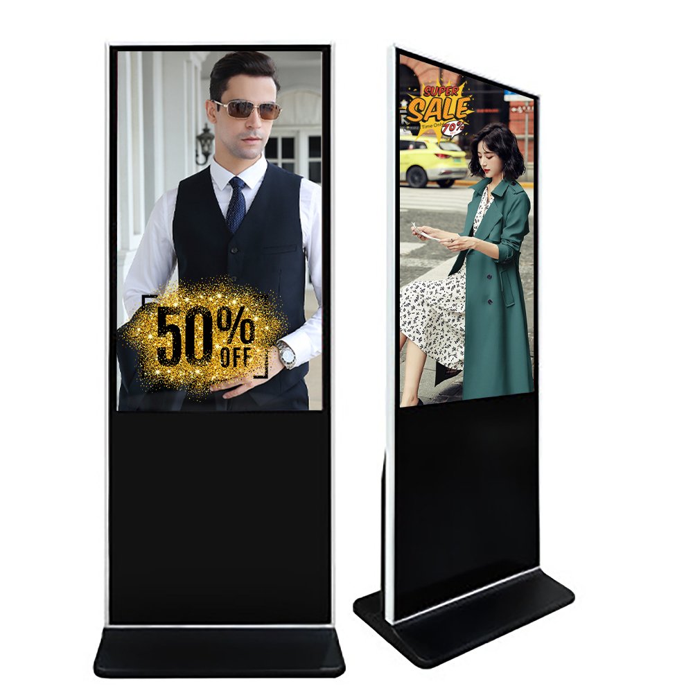 AMV digital signage advertising display screen supplier indoor full color LCD display