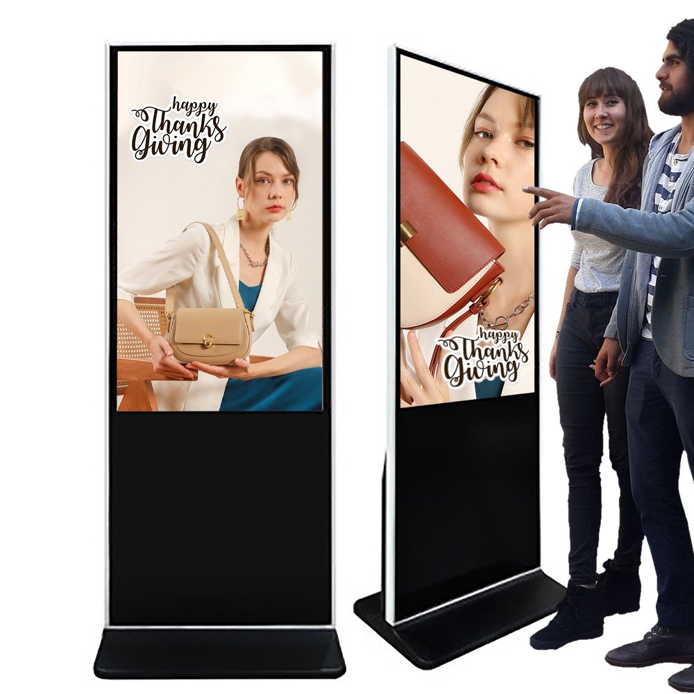 AMV digital signage advertising display screen supplier indoor full color LCD display