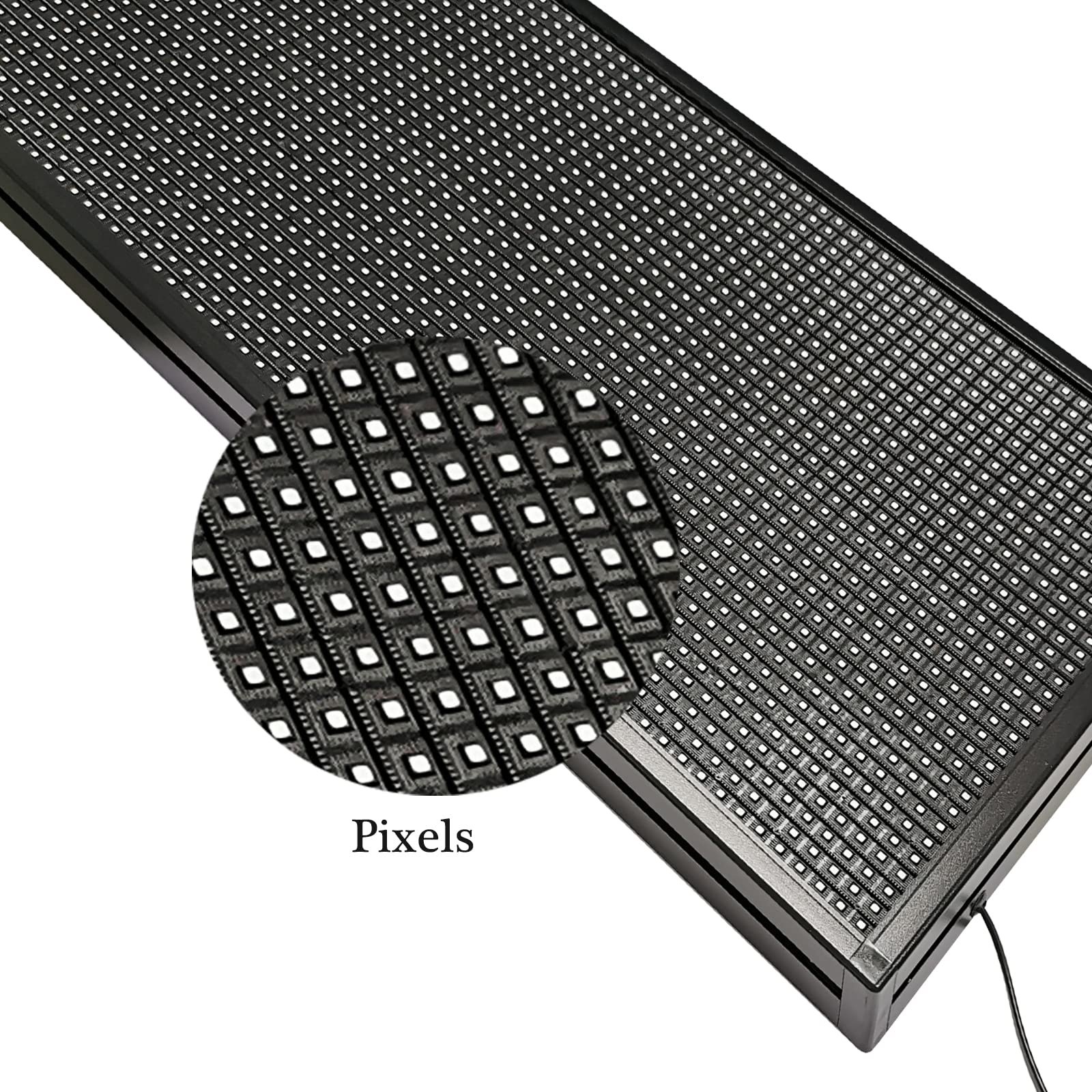 P10 LED Sign Programmable LED Signs Full Color LED Scrolling Sign 40*8 Custom Size Display Indoor LED Advertising Display Board