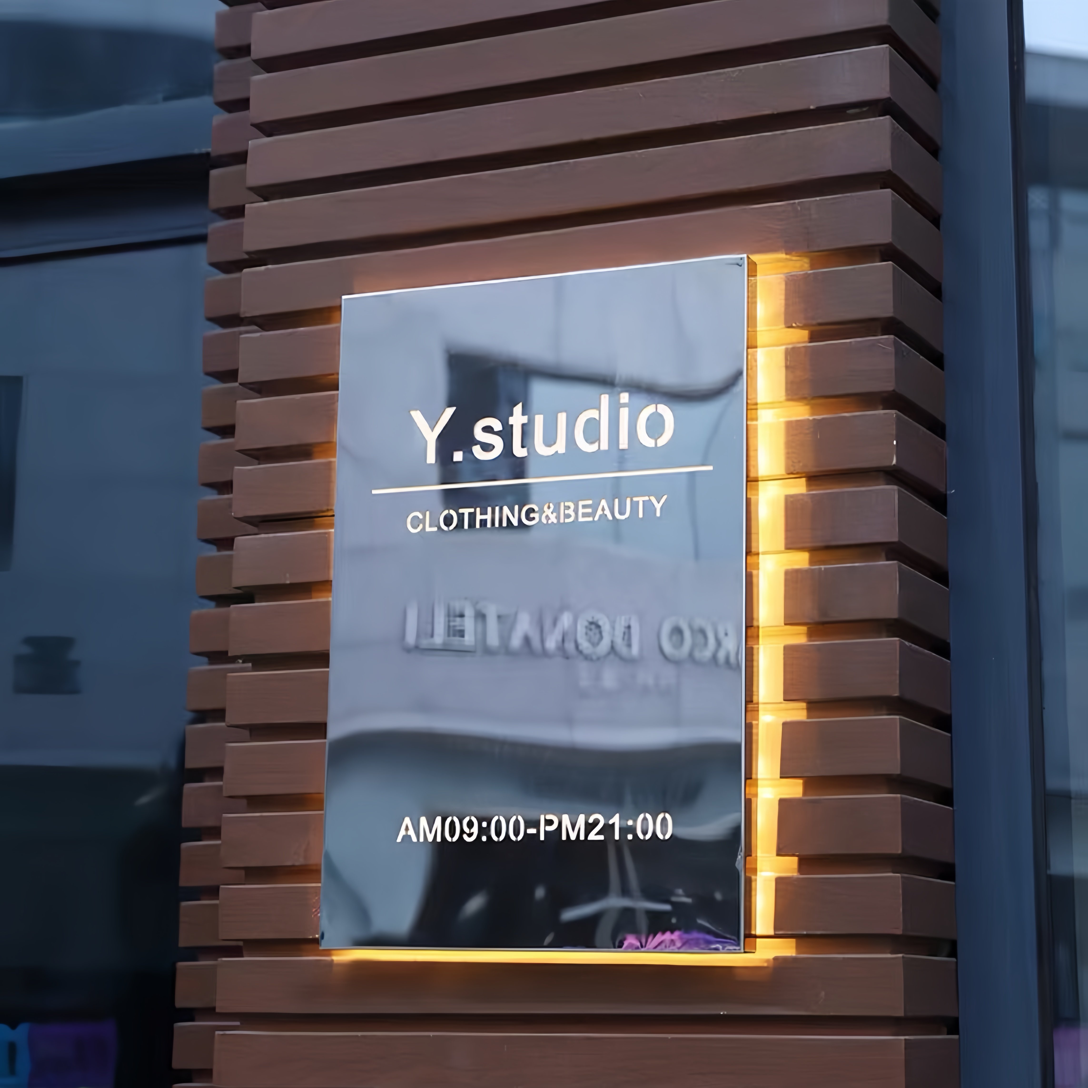 Custom led sign board outdoor number plate letters metal number led backlit door number hotel