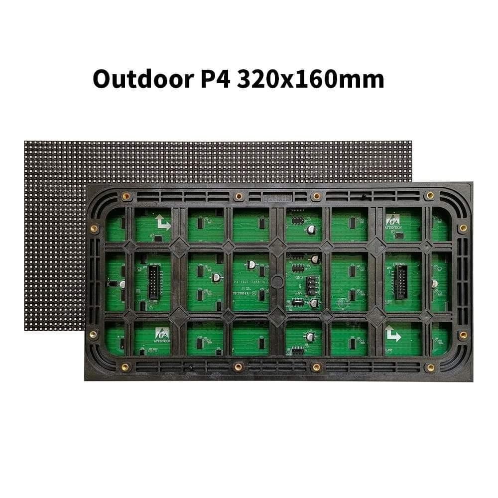 P4 Outdoor Waterproof LED Advertising Panels Full Color Digital Screen with IP65 Rating for Elevator Use