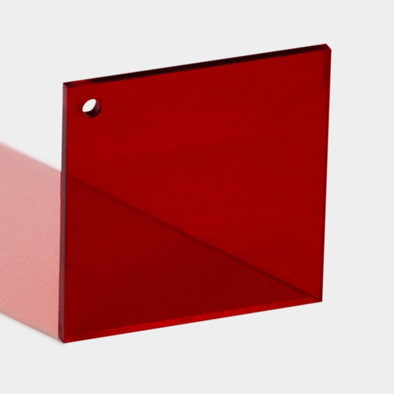 Translucent Red 3mm/5mm color acrylic sheet customized, Acrylic Raw Material, Customized Plexiglass Sheet Processing,