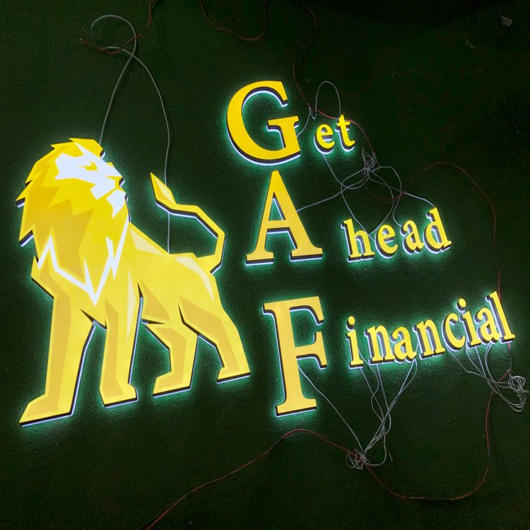 Acrylic Store Wall Logo Sign led letter Company barber shop front use Logo Wall Sign Office custom 3d logo Led Sign of business