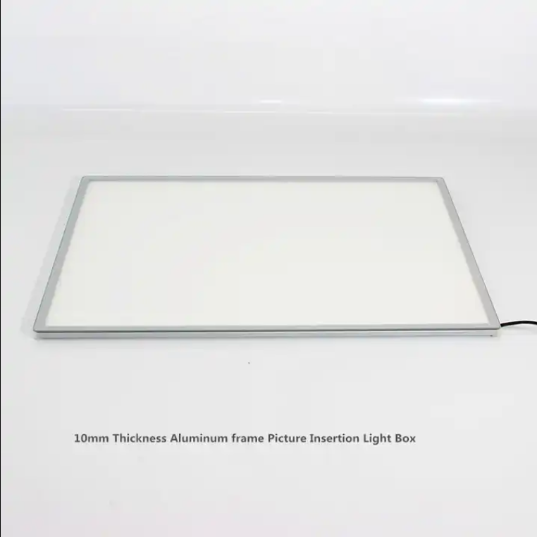 A1 A2 A3 A4 Open Ultra Thin Light Box Photo Frame Poster Aluminum Snap Frame restaurant menu board temper glass led light box