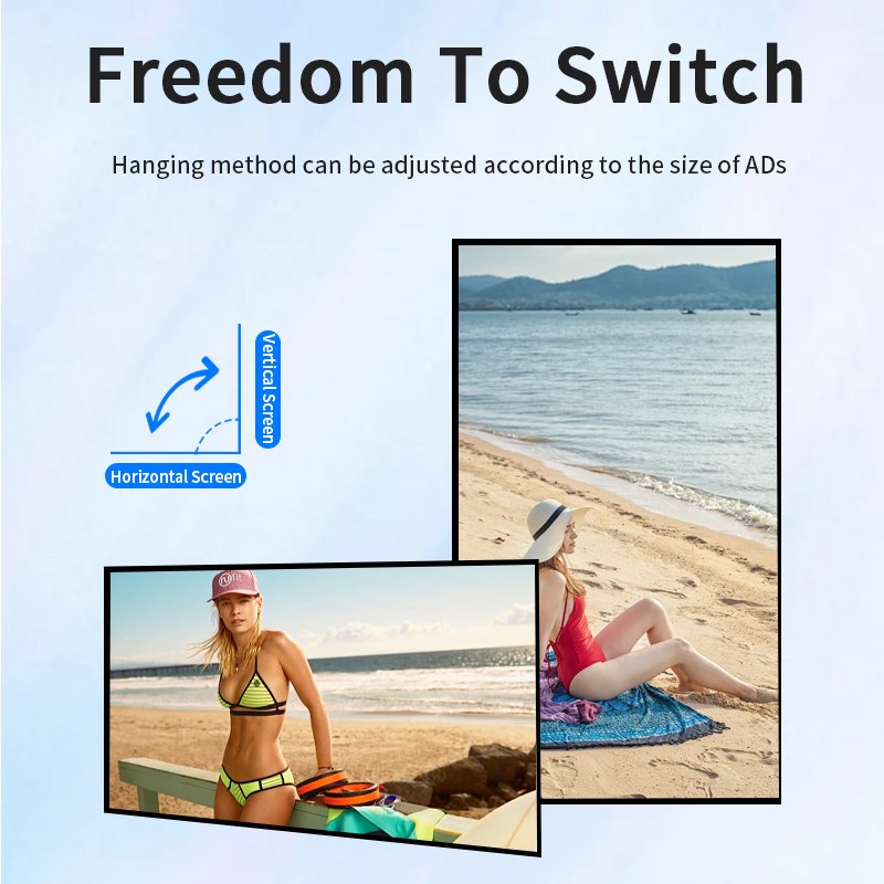 Retail wall-mounted digital signage advertising machine Android System 32Inch Touch Screen Video Wall