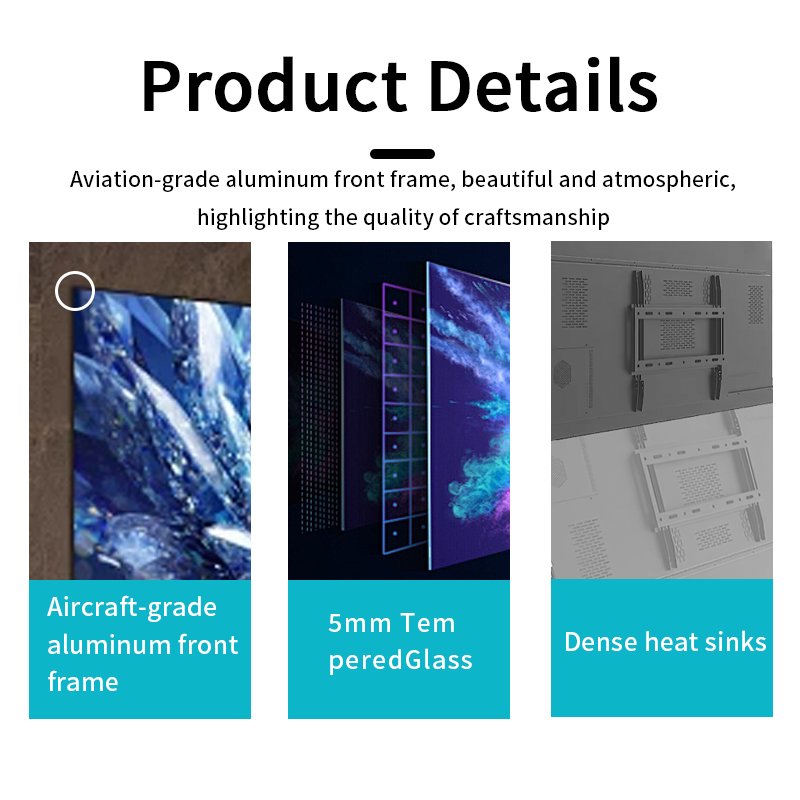 Retail wall-mounted digital signage advertising machine Android System 32Inch Touch Screen Video Wall