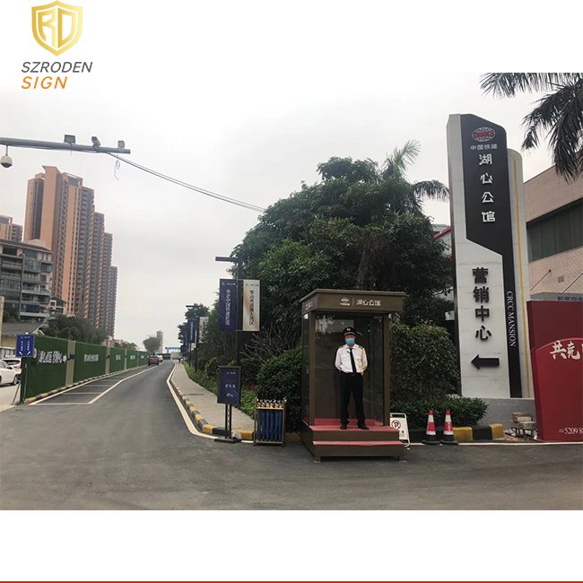 Factory Advertising Sign Customize Led Pylon Sign for Shopping Center Design