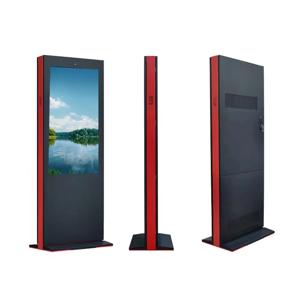 Optical bonded screen commercial lcd movable advertising board Ultra thin bezel restaurant digital signage and displays outdoor