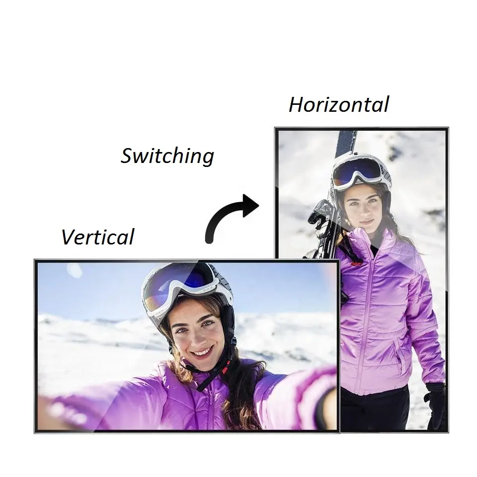 49'' android smart tv display non touch screen advertising display ad screen commercial display lcd panel BOE digital rk8288