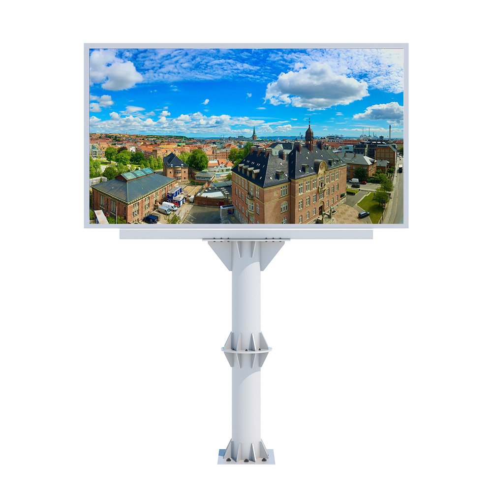 Mars P6 Canbest Outdoor Pillar Led Billboard Advertising Screen Display Panel 6mm Fixed Pole Video Wall Banners Board Sign
