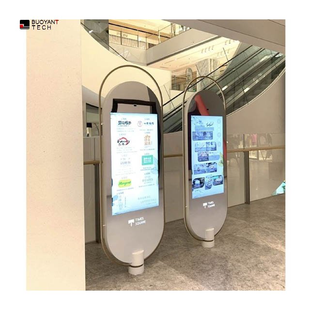 Advertising Display Screen Outdoor Digital Signage Sign Board Exterior LED Billboard airport information self service stands