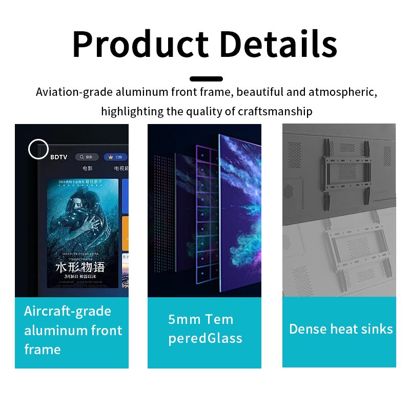 Android System LCD Advertising Board Display wall mounted shop window screen single side lcd advertising player