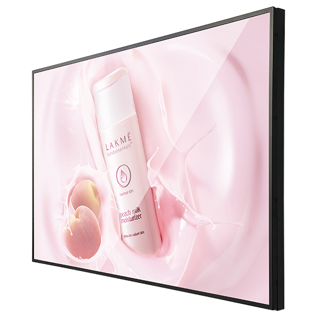 55inch Thin Bezel Digital Horitzontal menu advertising Android display Wall mounted lcd tv displays