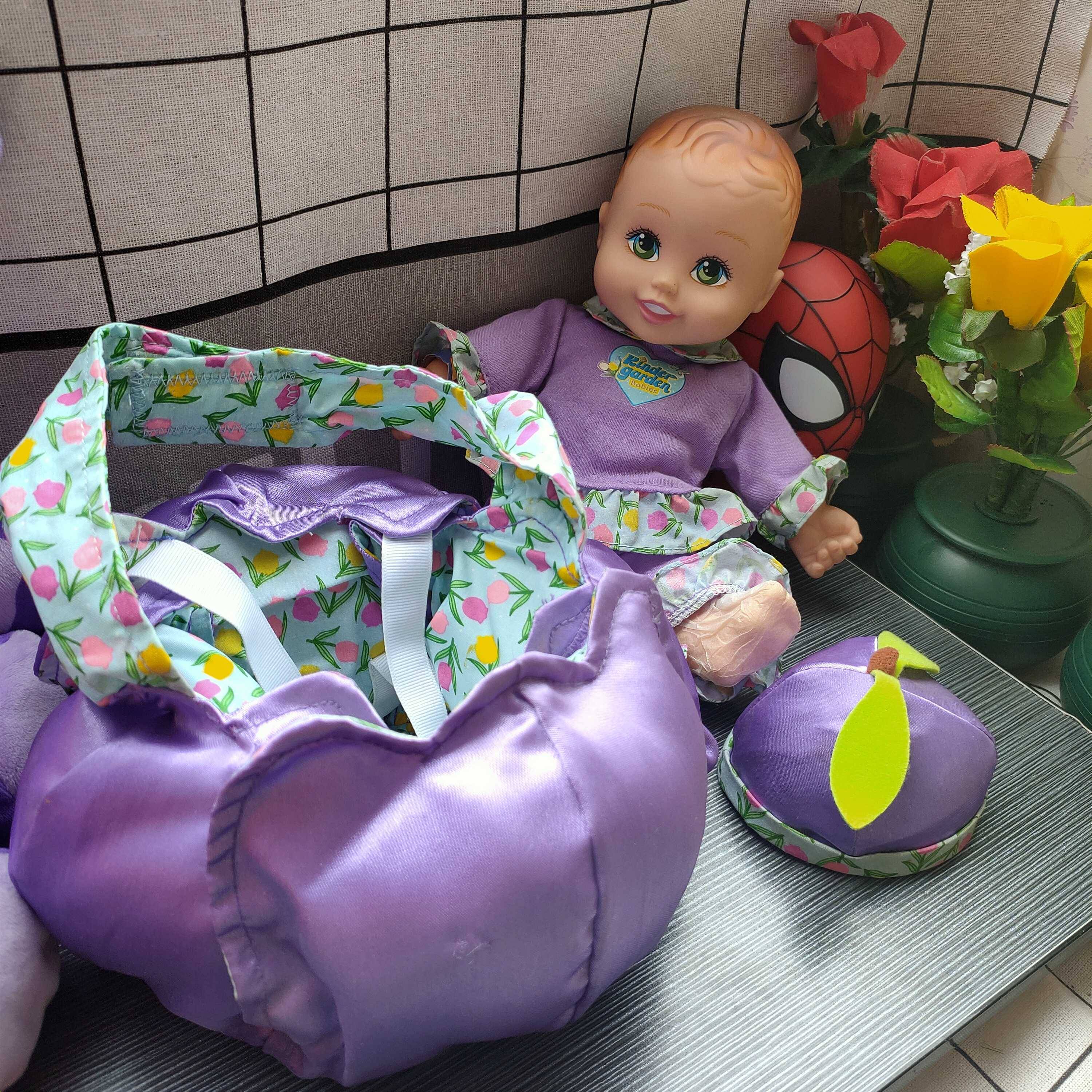 Nostalgic Old Old objects Swing toys Purple doll dolls doll Basket doll collection Antique veteran goods free shipping