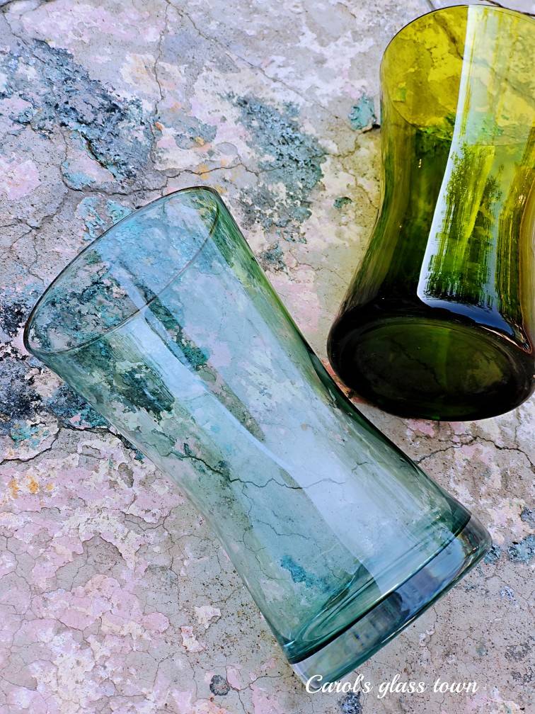 [Lonely Collection] Exit Tail Middle Glass Vase Decoration Water Cup Fruit Cup INS