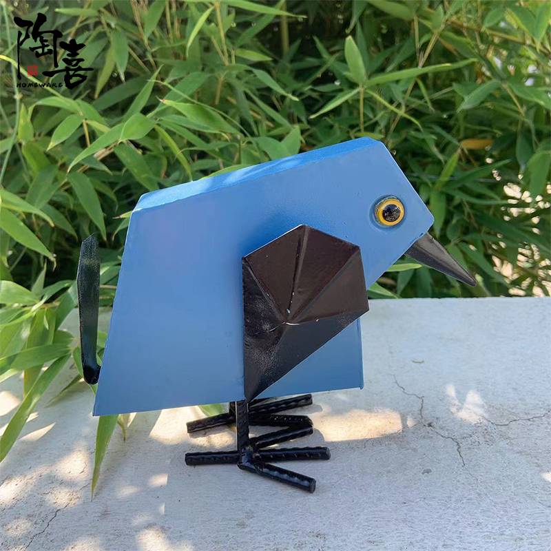 Iron Birds Birds Nordic and American Tieki as Old Export Outdoor Court Study Room Creative Handicrafts