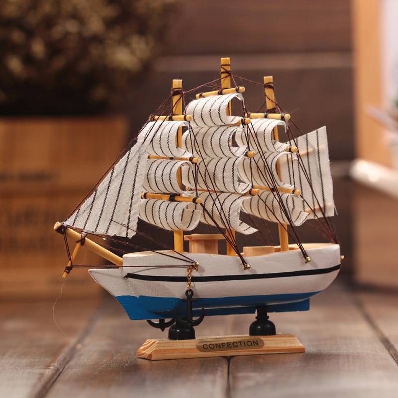 Solid wood sailing decoration study studio porch decoration