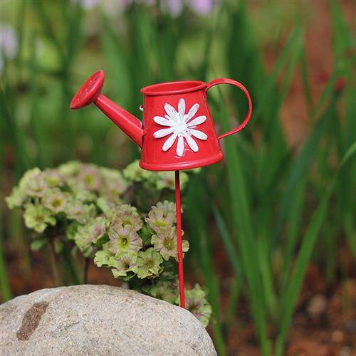 Exit micro -landscape desktop iron -style decorative tin kettle plugin Fairygarden Fairy Garden