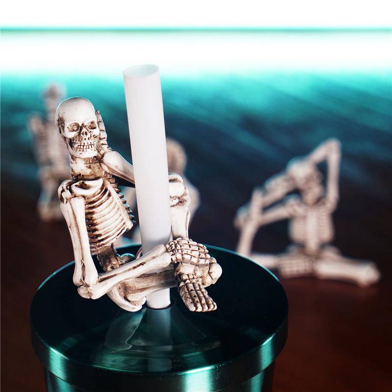Medieval Gothic style skull ornaments 4 Halloween decoration small decoration home desktop resin crafts