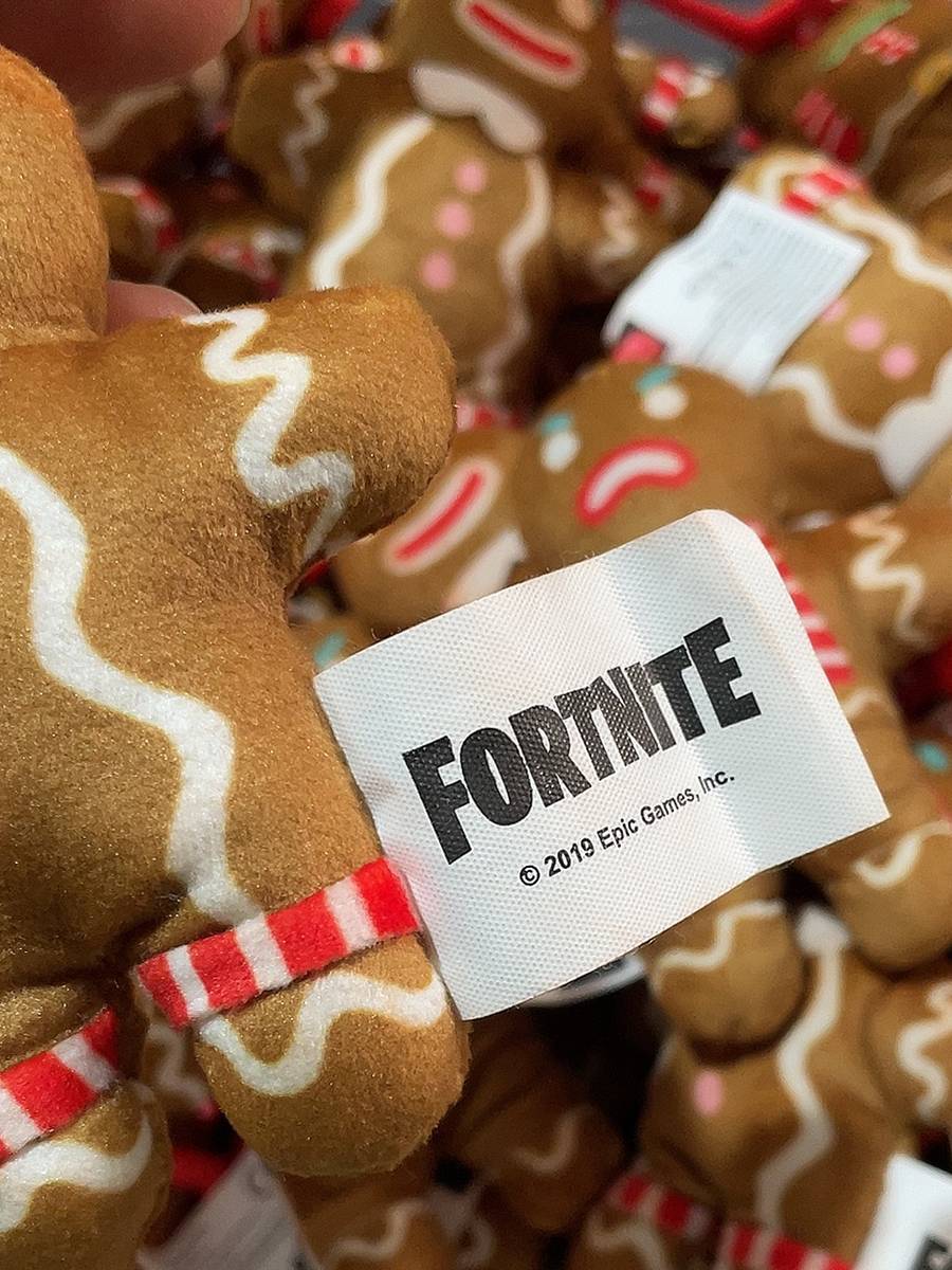 Export original single -end goods Christmas gingerbread man double -sided plush doll dolls pendant pendant girl birthday gift