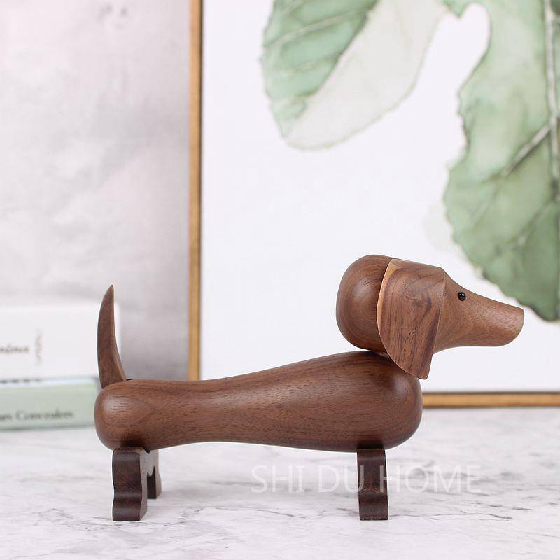 Pin Danish wooden sausage dogs ADF Nordic Home Decoration Sample House Cute Animals Plastic Wood Products