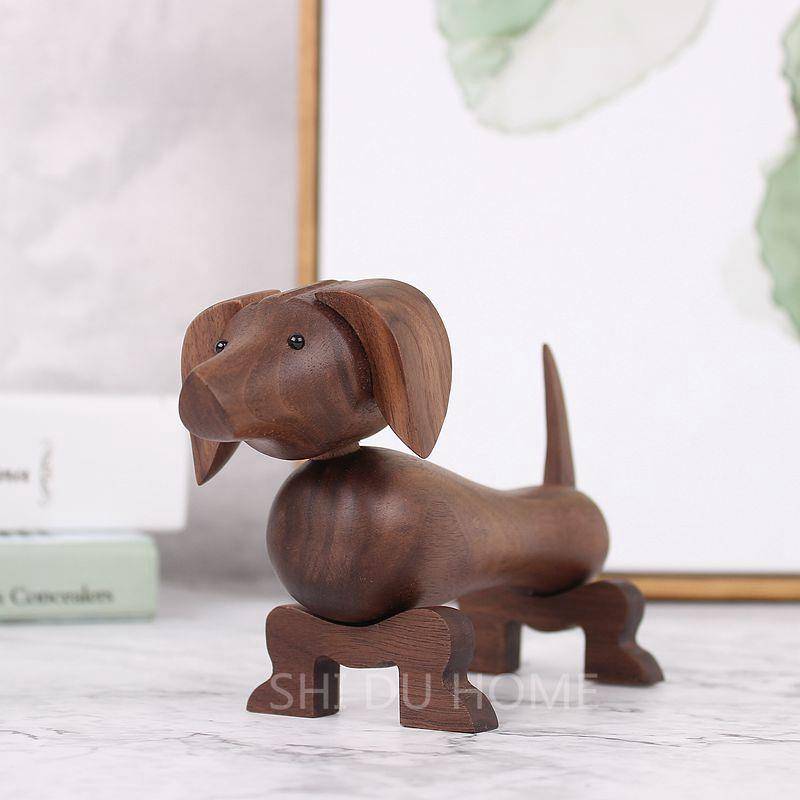 Pin Danish wooden sausage dogs ADF Nordic Home Decoration Sample House Cute Animals Plastic Wood Products