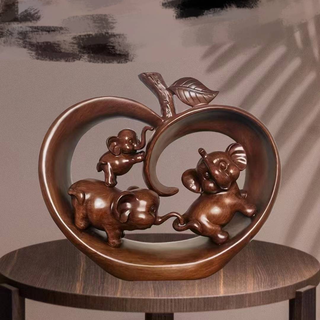 Yunnan Xishuangna Tourist Souvenirs Apple Box Elephant Swing Gift Gifts Thailand Southeast Asian Style Elephant Sanbao