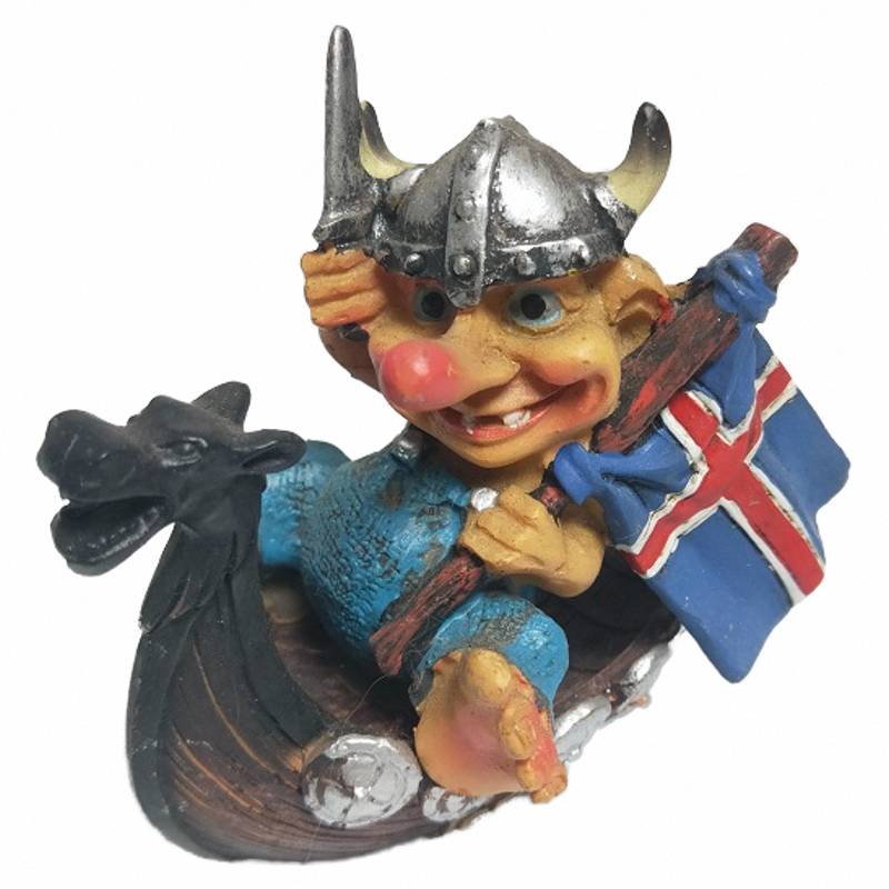 Pirate ship resin ornament Bring it back to Iceland