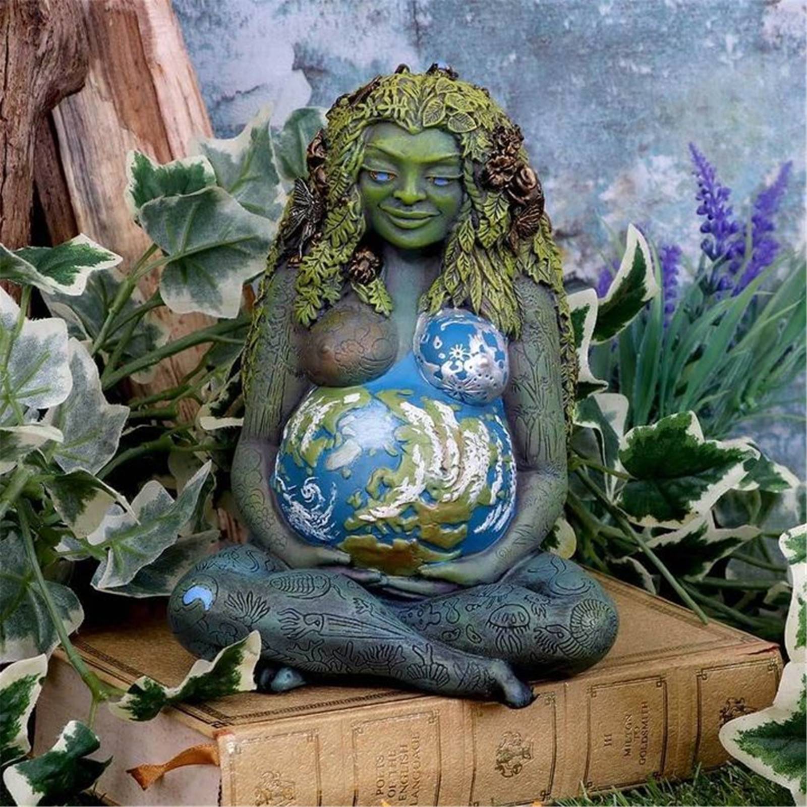 Mother of the Earth Mother Millyear's Mother Resin Crafts Crafts Grand Goddess Grand Garden Swing