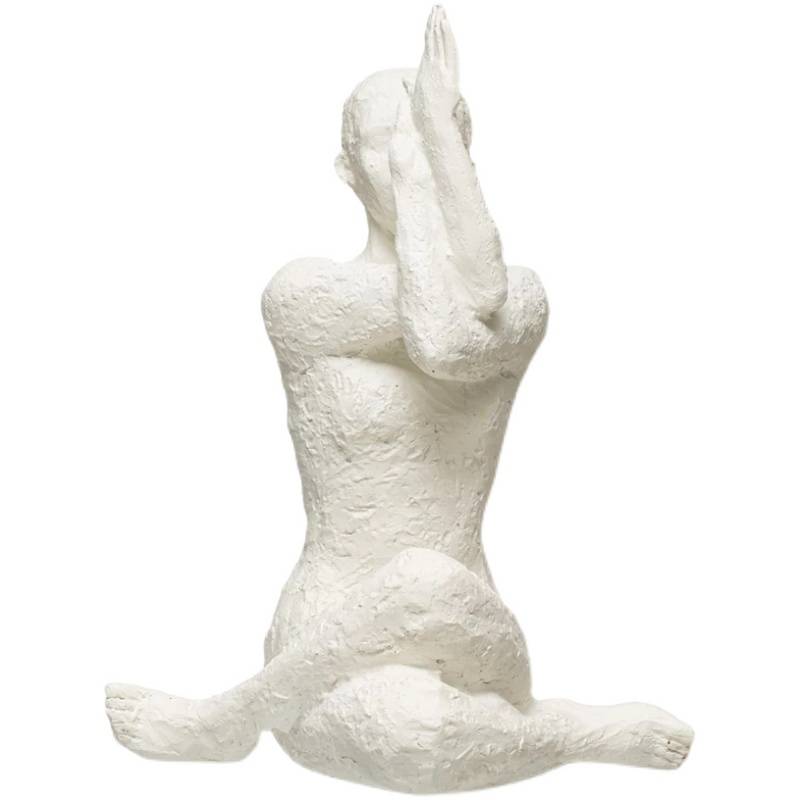 Static thinking about abstract yoga portrait ornaments