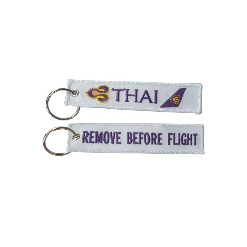 I love Boeing I love boeing logo embroidery keychain unit pendant, American single Boeing keychain