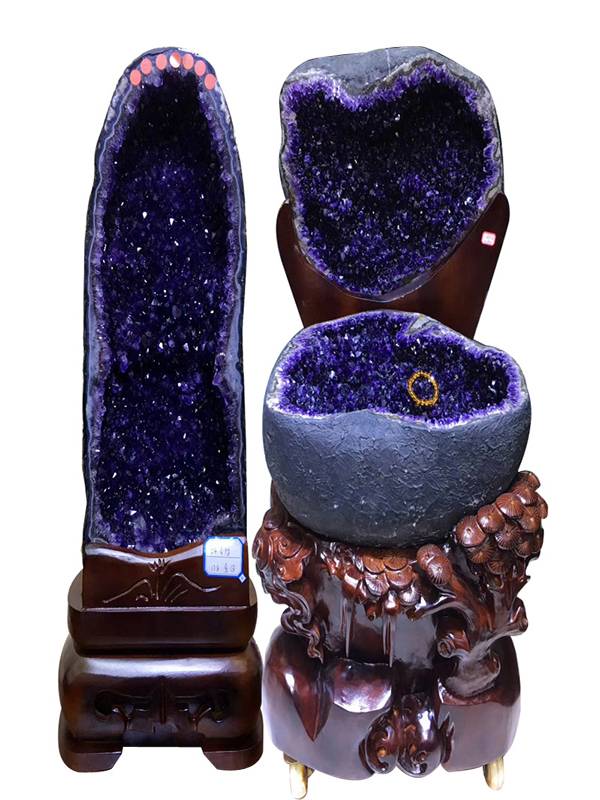 Natural original stone amethyst Cave Crystal Cave Treasure Treasure Treasure