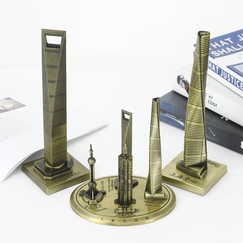 New Shanghai Building Model Financial Center Jinmao Building Crafts retro old decoration decoration