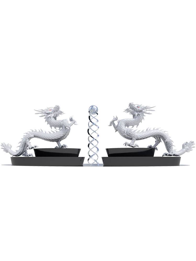 Customized large -scale outdoor glass reinforced reinforcement Chinese dragon sculpture shopping mall garden beauty Chen art landscape landing manufacturer
