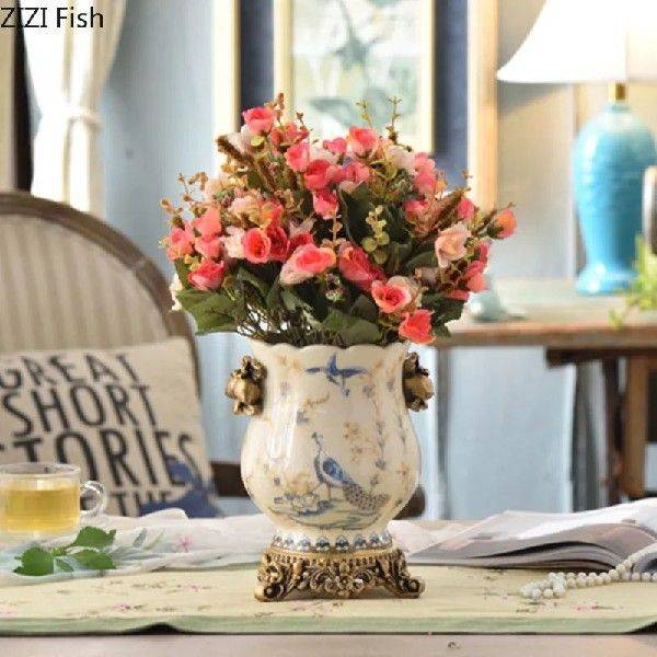Chinese Ceramic Vase Creative Home Decoration Crafts