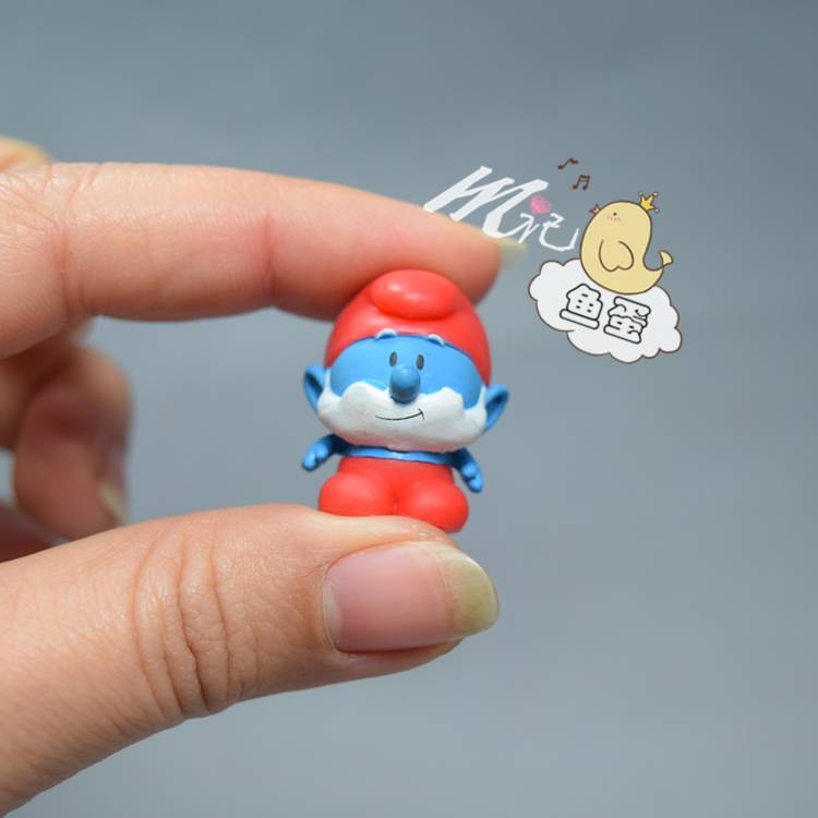 Genuine bulk Q version Meng Smuron Dad Flondan Cake Scenario Situation Small Slow Labbish physical spot